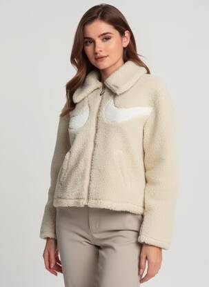 Polaire imprimé fantaisie beige NIKE femme
