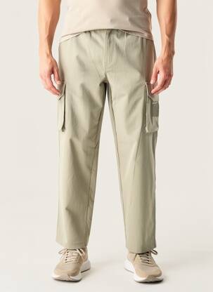 Pantalon cargo tissage popeline taille normale vert GUESS homme