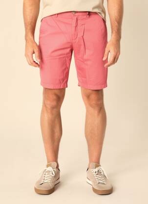 Bermuda taille à pinces taille normale rouge FACONNABLE homme
