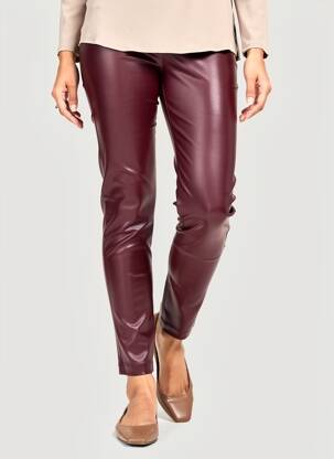 Pantalon slim taille élastique taille normale rouge LIU JO femme