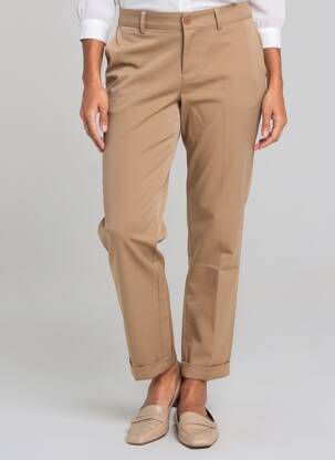Pantalon chino stretch taille normale beige LIU JO femme