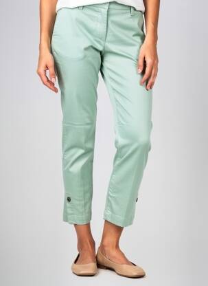 Pantalon 7/8 stretch taille normale vert LIU JO femme