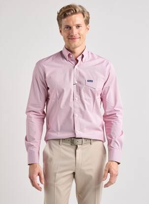 Chemise manches longues poches rouge FACONNABLE homme