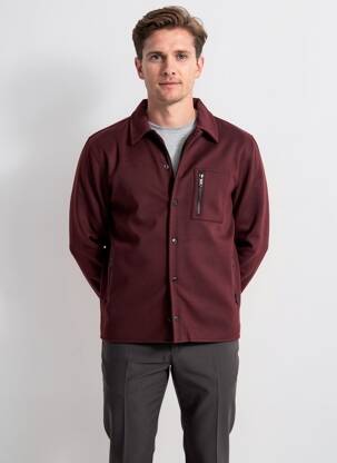 Veste casual fermeture boutonnée sur le devant violet THE KOOPLES homme
