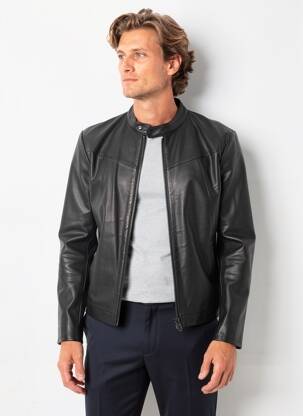 Veste casual finition intérieure doublée gris IKKS homme