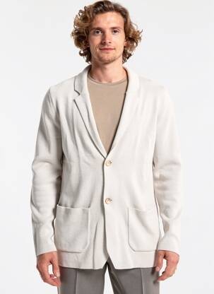 Gilet manches longues col v gris GUESS homme