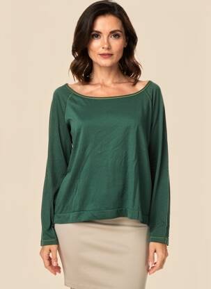 T-shirt manches longues manches longues vert PAKO LITTO femme
