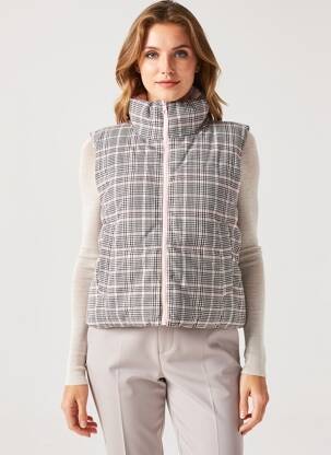 Doudoune poches sans capuche rose TOM TAILOR femme