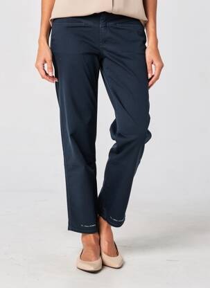 Pantalon droit stretch taille normale bleu CLOSED femme