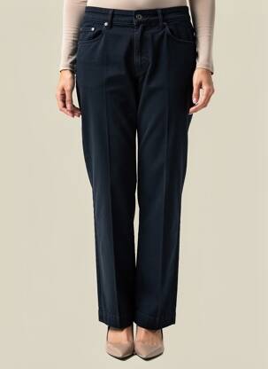 Pantalon droit stretch taille normale bleu CLOSED femme