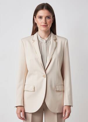 Blazer coupe cintrée beige IMPERIAL femme