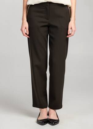 Pantalon droit stretch taille normale noir VILA femme