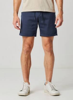 Bermuda stretch taille normale bleu N.Z.A NEW ZEALAND homme