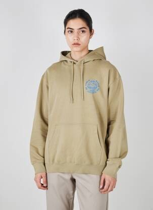 Sweat-shirt à capuche poches manches longues vert EDWIN homme