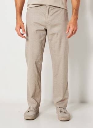 Pantalon droit coupe droite taille normale beige MATINIQUE homme