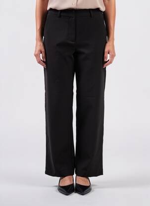 Pantalon droit taille à pinces taille normale noir VILA femme