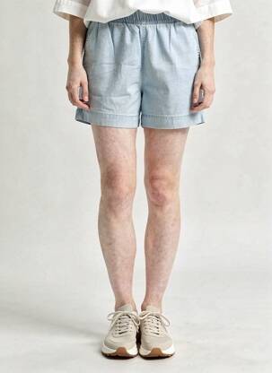 Short tissage denim taille normale bleu PIECES femme