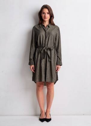 Robe courte manches longues manches longues noir VERO MODA femme