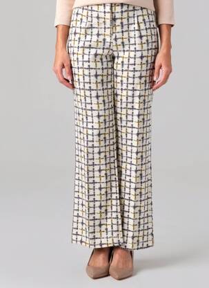 Pantalon flare taille élastique gris SURKANA femme