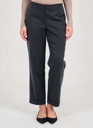 Pantalon droit stretch taille normale noir SURKANA femme