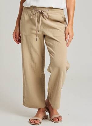 Pantacourt coupe droite taille normale beige STREET ONE femme
