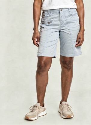 Bermuda tissage popeline taille normale bleu STREET ONE femme