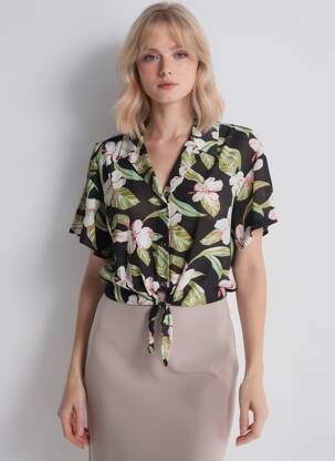 Top manches courtes manches courtes noir ROXY femme