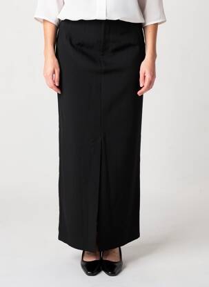 Jupe longue taille normale noir KAFFE femme
