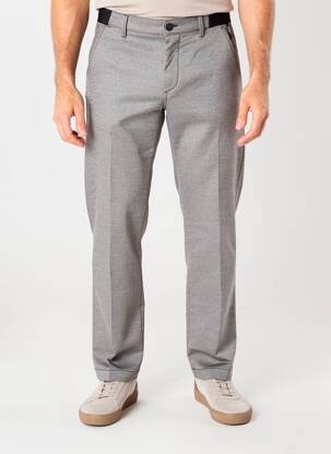 Pantalon droit stretch gris DELAHAYE homme