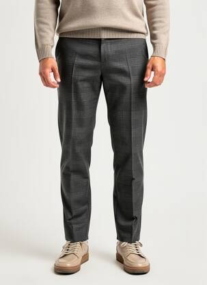Pantalon slim stretch taille normale gris IMPACT homme