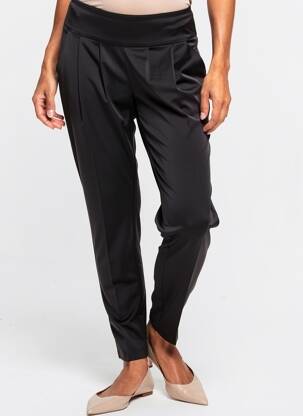 Pantalon slim taille élastique taille normale noir QUINZE HEURES TRENTE femme