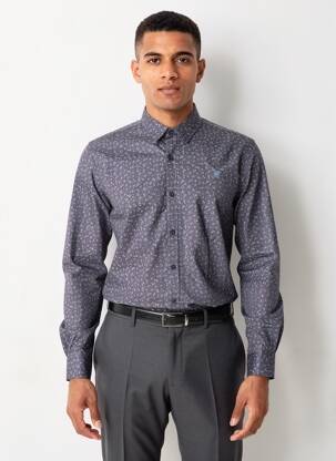 Chemise manches longues coupe cintrée bleu FREEMAN T.PORTER homme