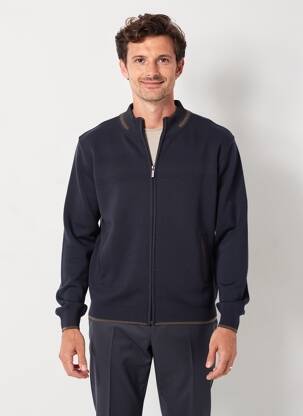 Gilet manches longues manches longues bleu COFOX homme