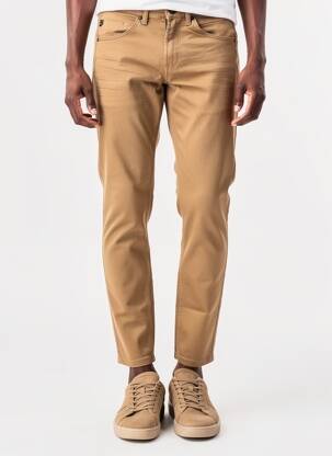 Pantalon slim stretch taille normale marron GARCIA homme