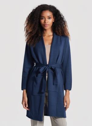 Gilet manches longues stretch bleu TIFFOSI femme