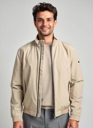 Blouson poches beige DELAHAYE homme