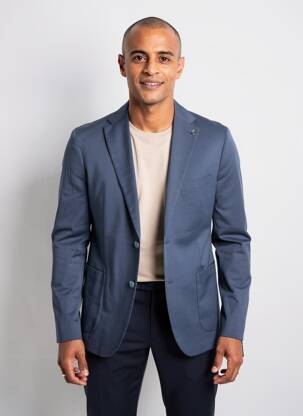 Blazer coupe cintrée bleu DIGEL homme