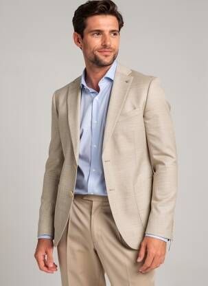 Blazer tissage chiné beige DIGEL homme