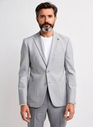 Blazer tissage chiné gris DIGEL homme