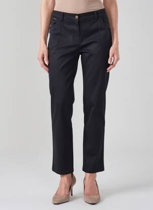 Pantalon droit stretch noir AGATHE & LOUISE femme