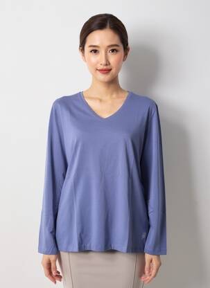 T-shirt manches longues manches longues bleu NOOS NOOS femme