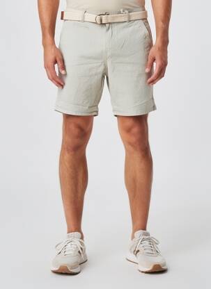Bermuda stretch taille normale gris DEELUXE homme