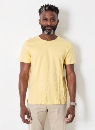 T-shirt stretch manches courtes jaune UNIPLAY homme
