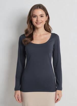 T-shirt manches longues manches longues bleu TIFFOSI femme