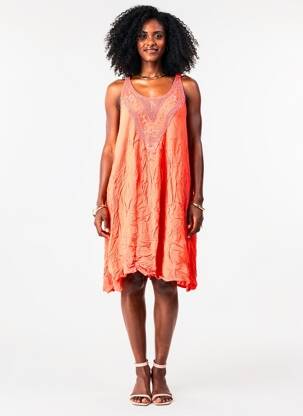 Robe courte sans manche sans manche rouge MOLLY BRACKEN femme