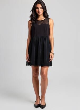 Robe courte sans manche sans manche noir MOLLY BRACKEN femme