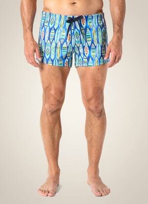 Slip de bain stretch bleu HOM homme