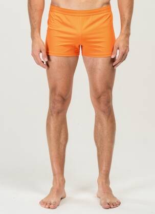 Slip de bain tissage popeline orange HOM homme