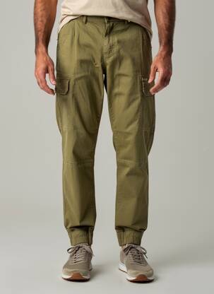 Pantalon cargo resserrée sur le bas taille normale vert BLEND homme