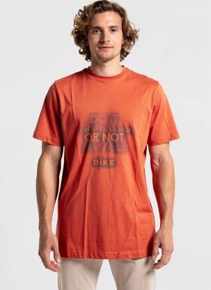 T-shirt coupe cintrée manches courtes orange DIKE homme